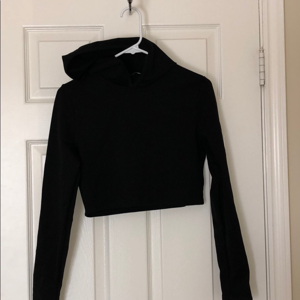 Fashion nova cropped hoodie